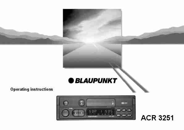 Blaupunkt Car Stereo System ACR 3251-page_pdf